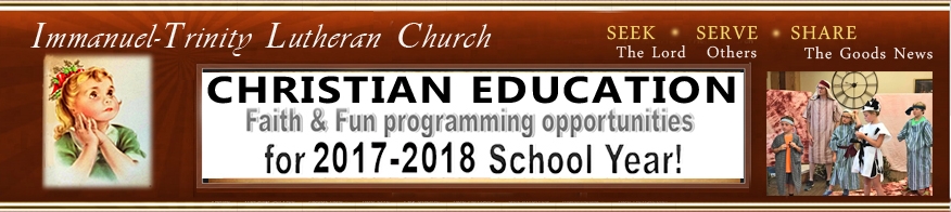 Christian Education 2017-2018