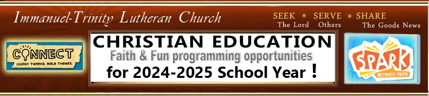 Christian Education 2024-2025